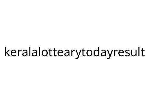 keralalottearytodayresult