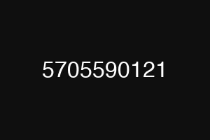 5705590121