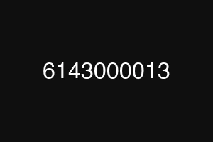 6143000013