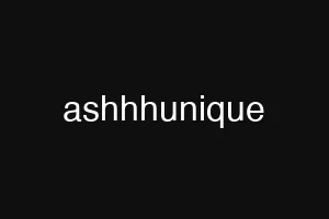ashhhunique