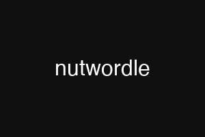 nutwordle