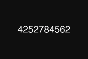 4252784562