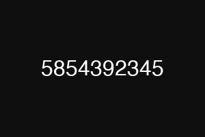 5854392345
