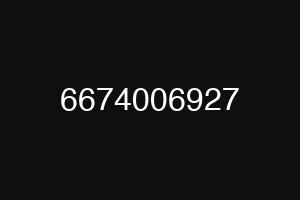 6674006927