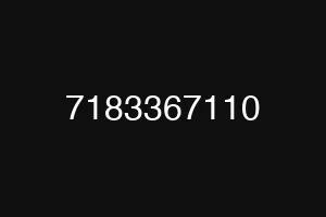 7183367110
