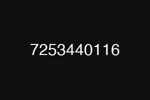7253440116
